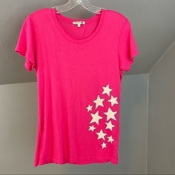 Sundry Pink Stars Graphic Tee Short Sleeve Cotton Blend Top Size XS - Picture 2 of 8